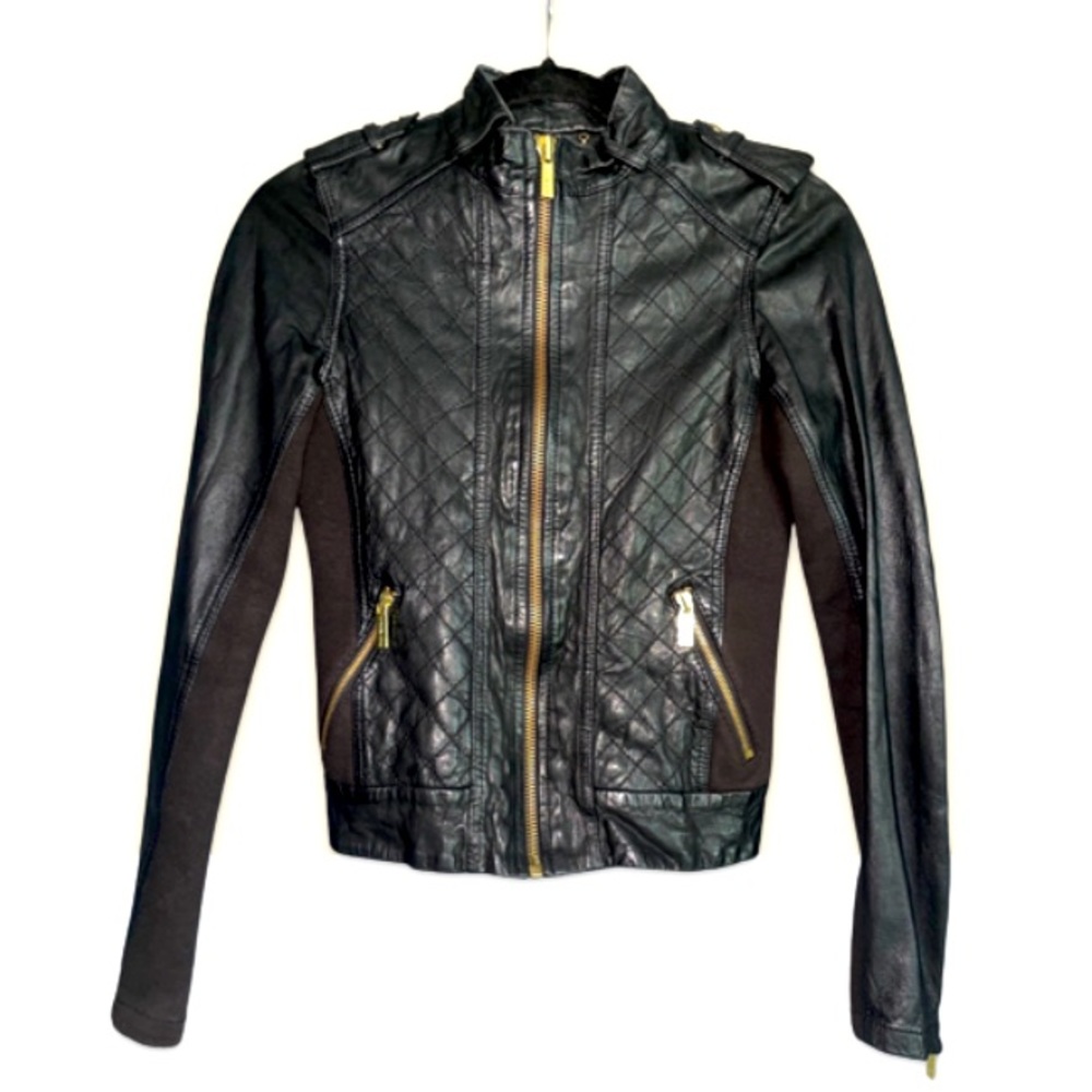 Michael Kors genuine leather jacket